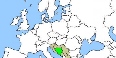 Map Bosnia asukoht 