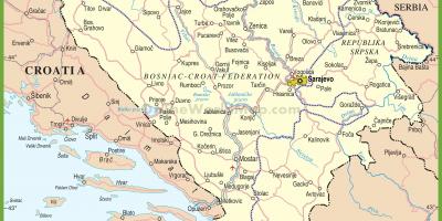 Map Bosnia tee