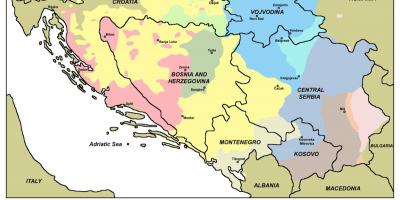 Kaart hac Bosnia 